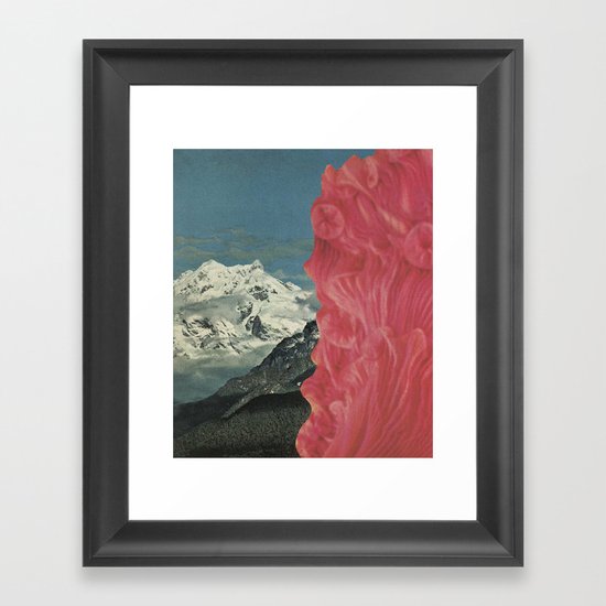 let it melt Framed Art Print