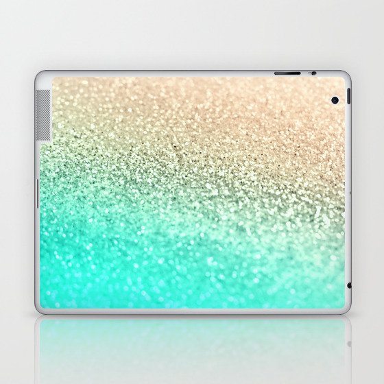GOLD AQUA Laptop & iPad Skin