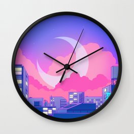 Dreamy Moon Nights Wall Clock