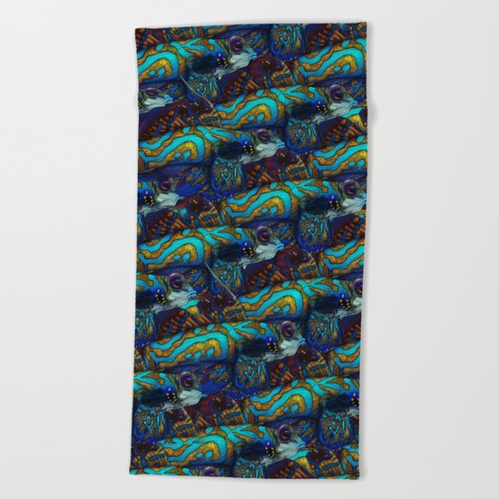 Mandarinfish Beach Towel
