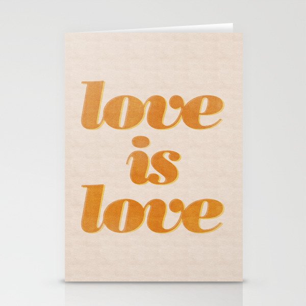Love is love Stationery Cards