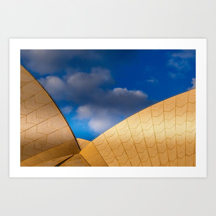 Abstract view -  Sydney Opera House | Travel photography Australia print Art Print