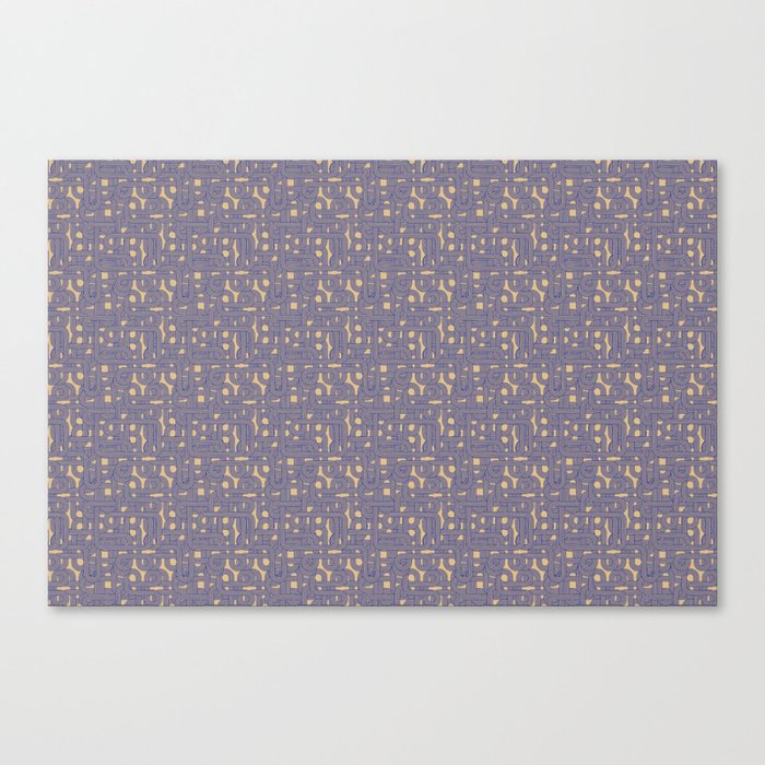 Geo Purple Canvas Print