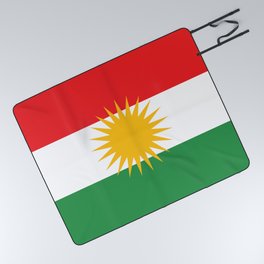 Flag of Kurdistan Picnic Blanket