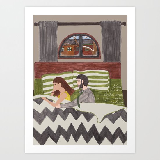 apartment story Art Print