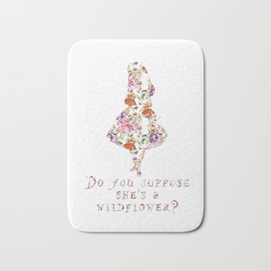 Do you suppose she's a wildflower? Bath Mat