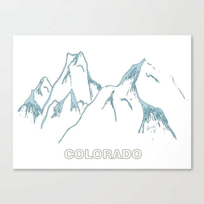 Colorado Mountains Canvas Print