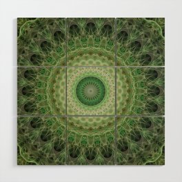 Pastel Green mandala4428153.jpg Wood Wall Art