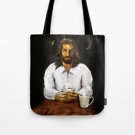 Coffee With Jesus Tote Bag