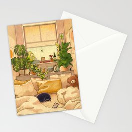 Cozy Space Stationery Card