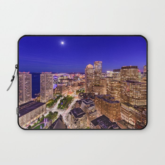 Boston Cityscape  Laptop Sleeve