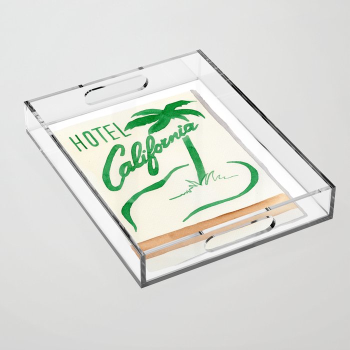 Hotel California Matchbook Acrylic Tray