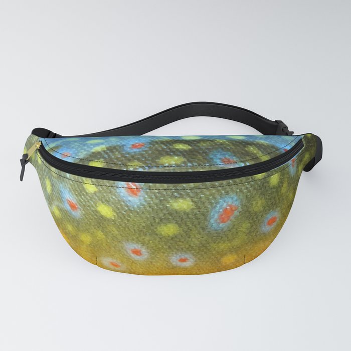 Brook Trout Skin Fly Fishing Fanny Pack by letourneau41