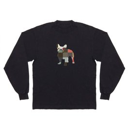 French Bulldog pop art print Long Sleeve T Shirt