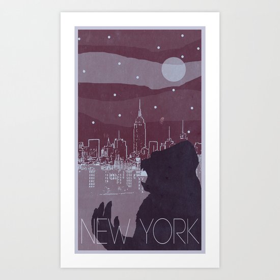 Every City Has Its Creature - New York Art Print