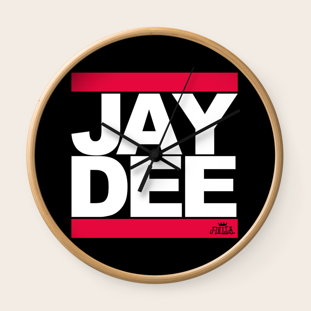 Jay Dee Aka Jdilla Rundmc Tribute Wall Clock By Pablodubfaya Society6