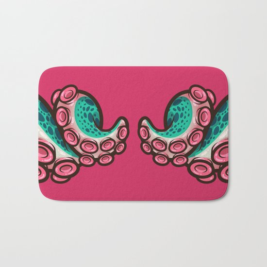Swirly Great Gumdrop Tentacle Bath Mat