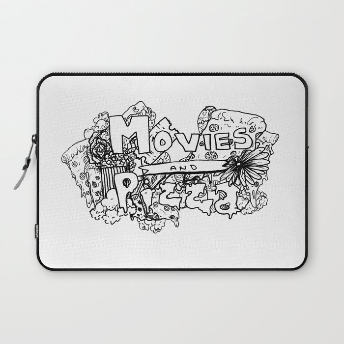 Movies and Pizza Laptop Sleeve