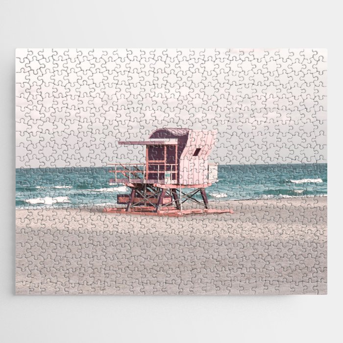 Miami Beach Lifeguard Stand Jigsaw Puzzle
