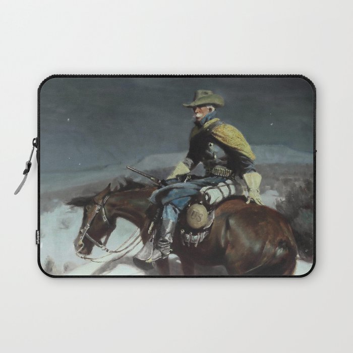 “Custer Trooper” by W Herbert Dunton Laptop Sleeve