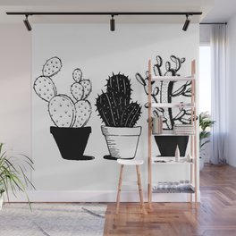 Cactus Trio Wall Mural