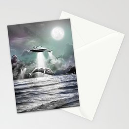 Whaling UFO Stationery Card