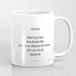 Poesikopp / METER OVER HAVET / @skrivelisa Coffee Mug