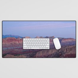 Nature's Paint - "The Reef", Sunset Point, Capitol Reef National Park, Utah, USA Desk Mat
