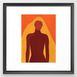 Goddes of sun Framed Art Print