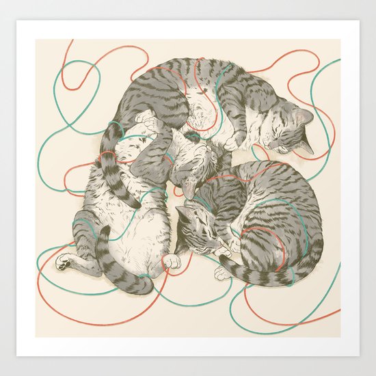 cats Art Print