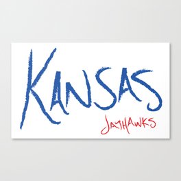 Kansas Jayhawks Canvas Print