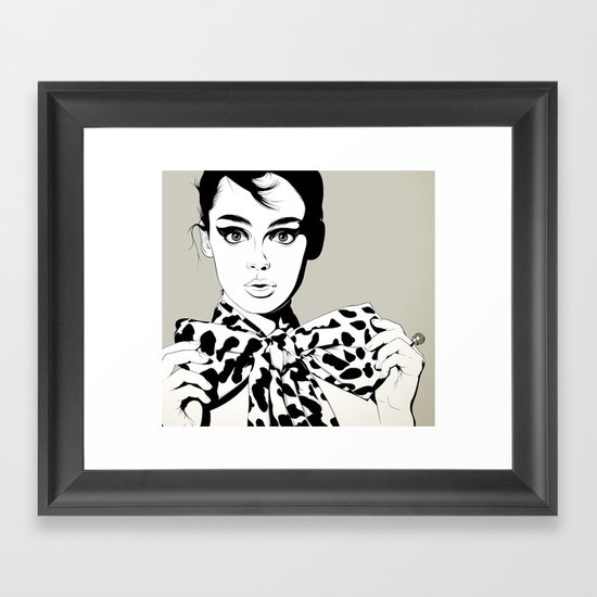 Uh! Framed Art Print