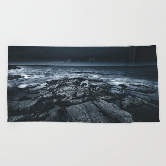 Courted by sirens Beach Towel