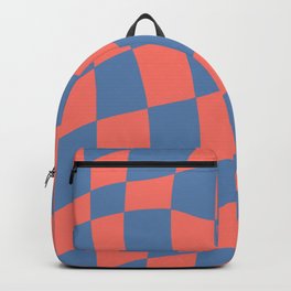Living coral and pacific coast pantone pattern Backpack