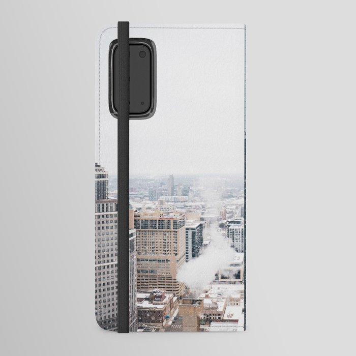 Minneapolis in the Snow | Architecture Photography Android Wallet Case