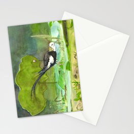 Pheasant-tailed jacana Stationery Cards