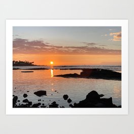 Big Island Hawaii Sunset Art Print