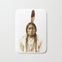 Sitting Bull Photograph. Chief, Battle, Little Bighorn, Hunkpapa, Lakota, Indian, Holy man. Bath Mat | Chief, Bullhead, Lakota, Slow, American, Hunkpapa, Tribe, Indian, Saskatchewan, Lieutenant 