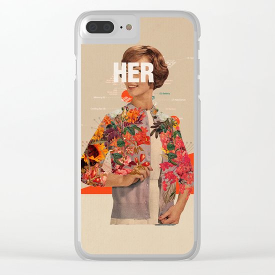 Her Clear iPhone Case
