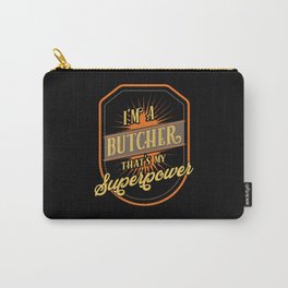 Funny Butcher Carry-All Pouch | Graphicdesign, Butcher, Smoker, Brisket, Sirloin, Sausage, Beef, Halal, Steak, Kosher 