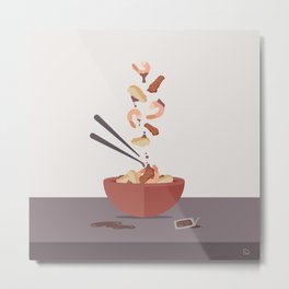Stir Fry Metal Print | Design, Chinesefood, Chicken, Other, Cooking, Shrimp, Stirfry, Foodporn, Vegetables, Chopsticks 