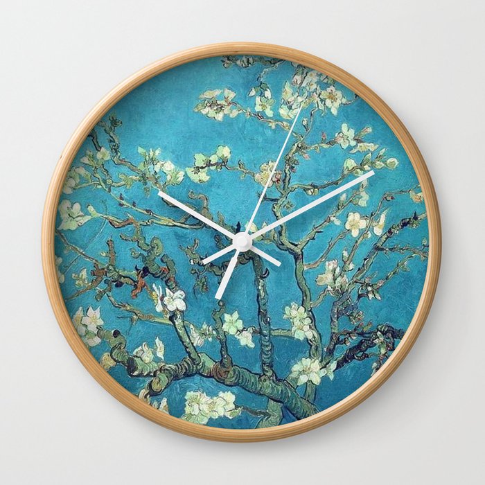 almond blossom van gogh Wall Clock