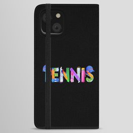 Tennis Tennis Racket Tennis Player iPhone Wallet Case