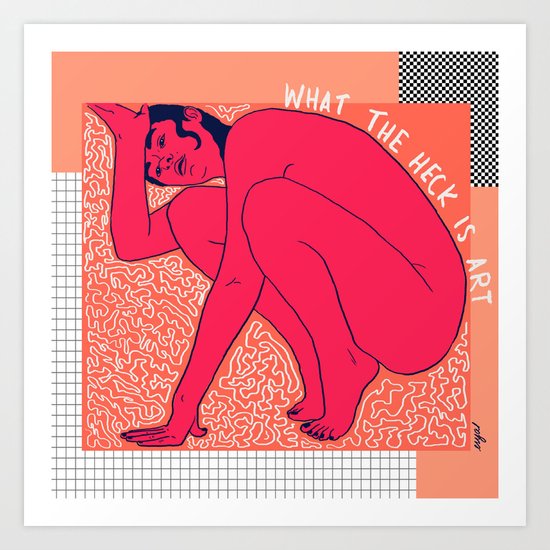 Outside the box Art Print