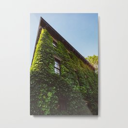 West Village Charm III Metal Print | Plants, Newyorkcity, Window, Color, Architecture, Summer, Green, Nyc, Newyork, Photo 