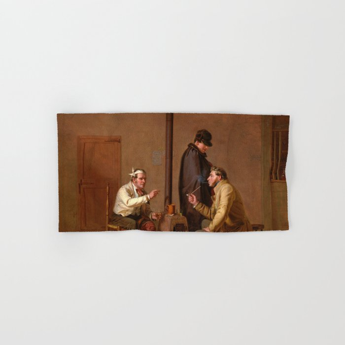The Tough Story, Scene in a Country Tavern, 1837 by William Sidney Mount Hand & Bath Towel