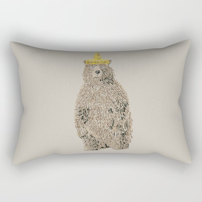Honey Bear Rectangular Pillow