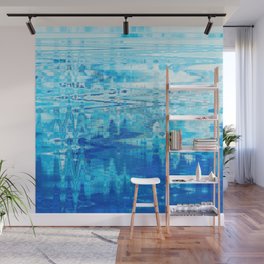 Ice Cold Sound Wave Wall Mural