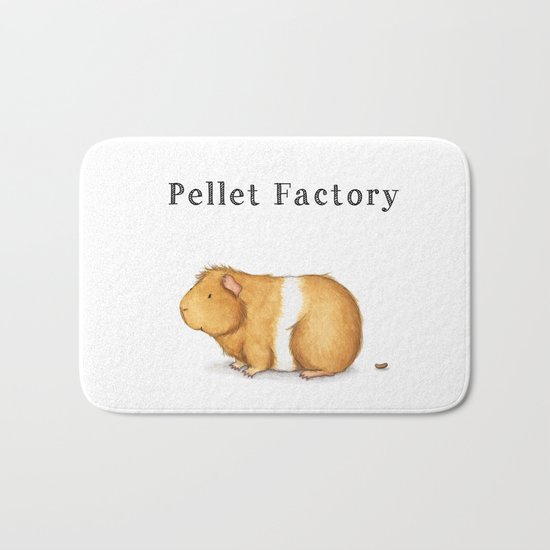 Pellet Factory - Guinea Pig Poop Bath Mat
