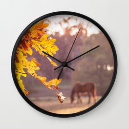 Autumn Feelings Wall Clock
